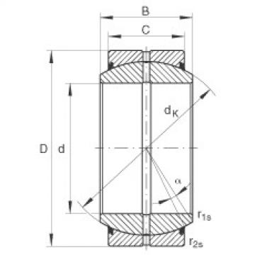 FAG Radial spherical plain bearings - GE120-DO-2RS