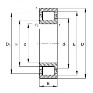 FAG محامل أسطوانية - NJ414-XL-M1