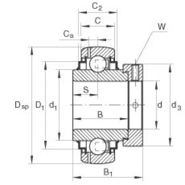 المحامل GE20-KLL-B INA