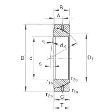 FAG Angular contact spherical plain bearings - GE50-SX