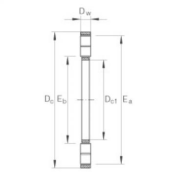 FAG Axial cylindrical roller and cage assembly - K89430-M