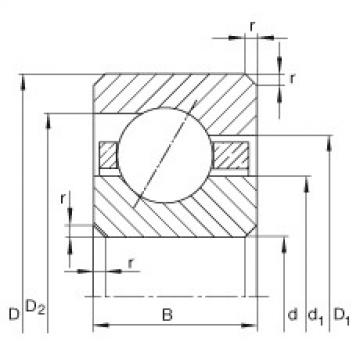 المحامل CSED070 INA