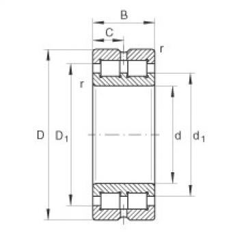 المحامل SL014940 INA