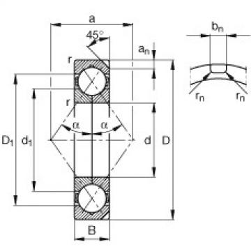 FAG أربعة محامل الاتصال نقطة - QJ330-N2-MPA