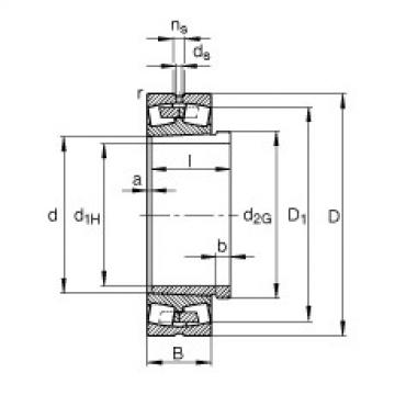 المحامل 230/630-B-K-MB + AH30/630A-H FAG