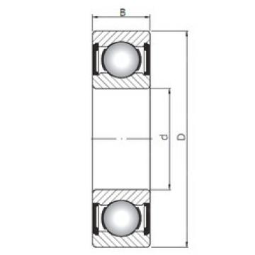 المحامل 6219 ZZ ISO