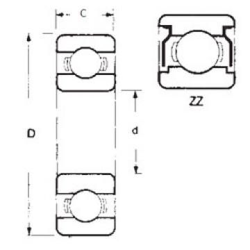 المحامل 16010ZZ FBJ