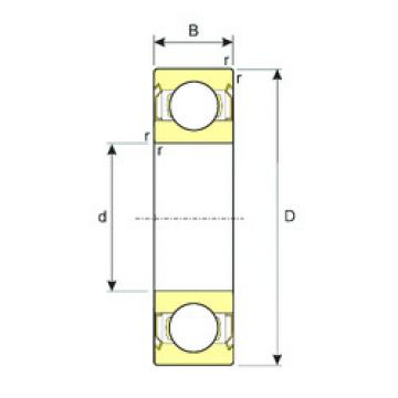 المحامل 628/8-ZZ ISB