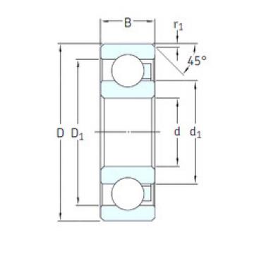 المحامل 6000/HR22Q2 SKF