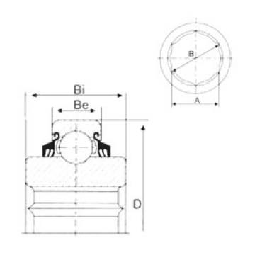 المحامل W208PPB21 CYSD