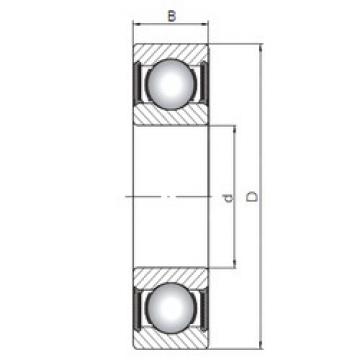 المحامل 61910-2RS ISO