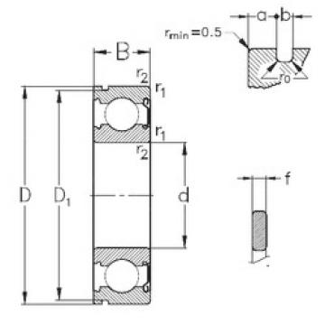 المحامل 6309-Z-NR NKE