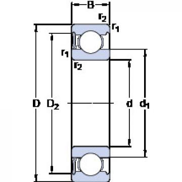 المحامل 623-RS1 SKF