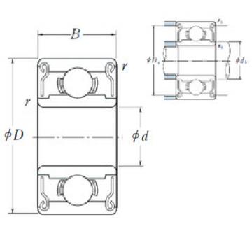 المحامل R155-2RS ISO