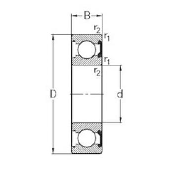 المحامل 627-2RSR NKE