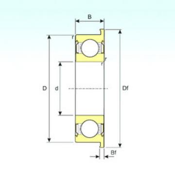 المحامل F696ZZ ISB