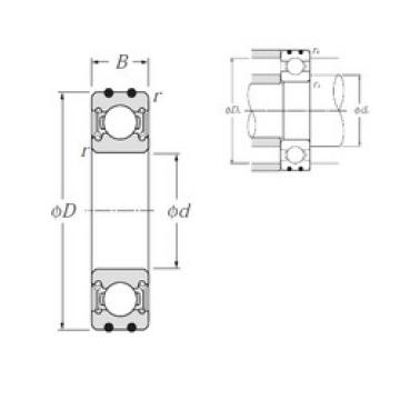 المحامل AC-6003LLU NTN