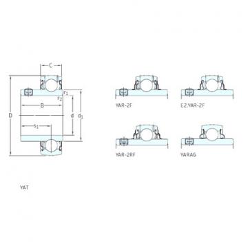 المحامل YAT206 SKF