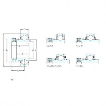 المحامل YET206-102 SKF