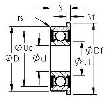 المحامل SMF104-2RS AST