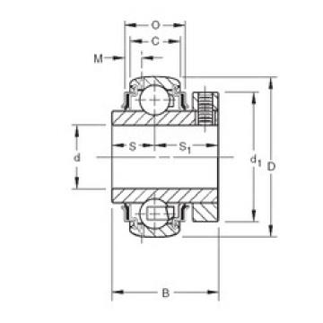 المحامل GCE60KRRB Timken