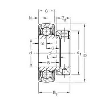 المحامل GRA014RRB Timken