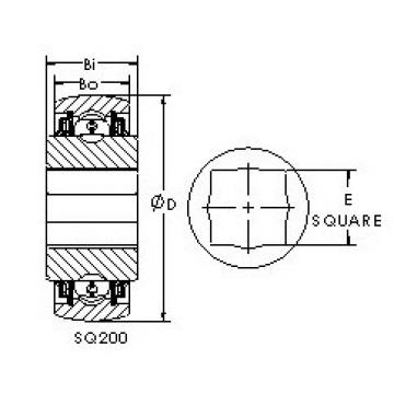 المحامل GSQ208-100A AST