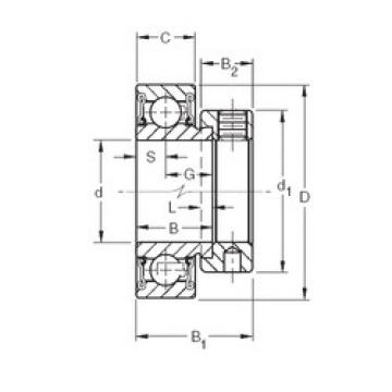 المحامل RA202RR Timken