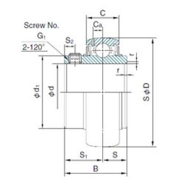 المحامل UC309 NACHI