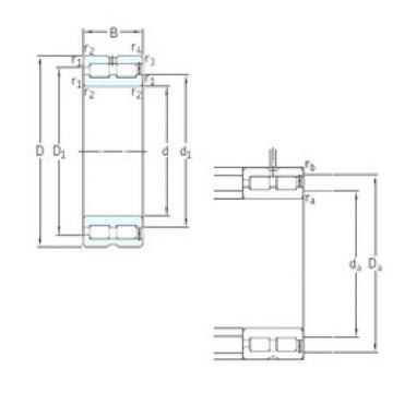 المحامل NNCF4830CV SKF