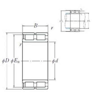 المحامل NNCF4840V NSK