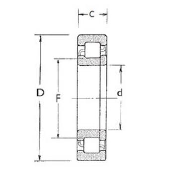 المحامل NUP2312 FBJ