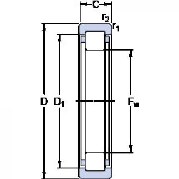 المحامل RNU 2211 ECP SKF