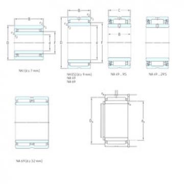 المحامل NA6918 SKF