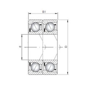 المحامل 7018 BDT ISO