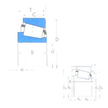 المحامل HH221442/HH221410 Timken