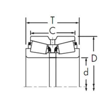 المحامل 27875/27820D+X2S-27875 Timken