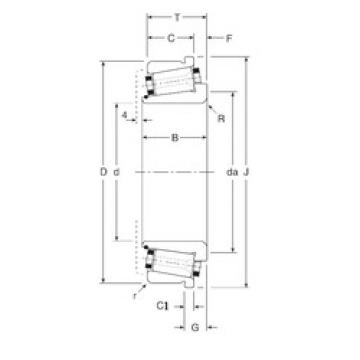 المحامل 126085X/126133XC Gamet