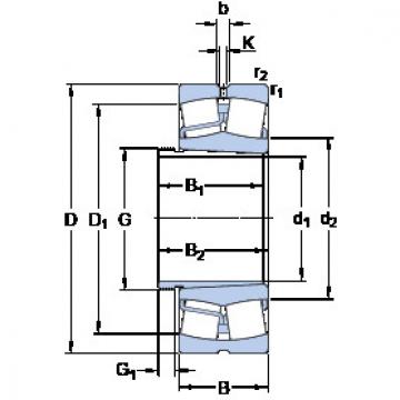 المحامل 21316 EK + AH 316 SKF