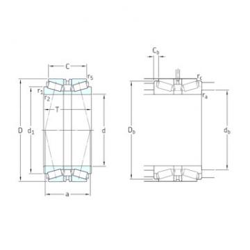 المحامل 32220T140J2/DB11 SKF