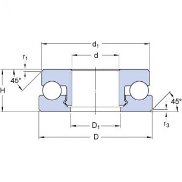 المحامل 51100 V/HR22T2 SKF