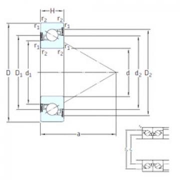 المحامل BSD 45100 CG-2RZ SKF