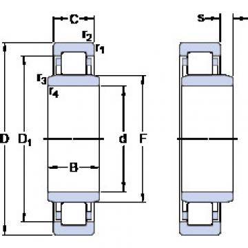 المحامل NUB 222 ECJ SKF