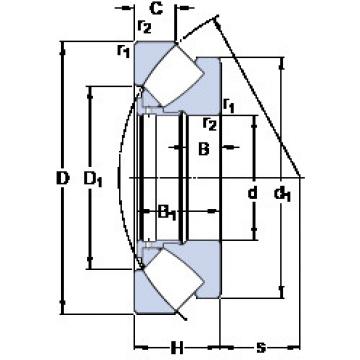 المحامل 29392 SKF