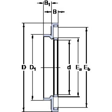 المحامل AXW 17 + AXK 1730 SKF