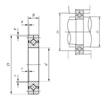 المحامل CRB 25025 UU IKO