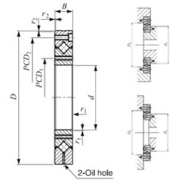 المحامل CRBF 108 AT UU IKO