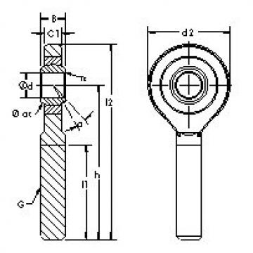 المحامل SA45ET-2RS AST