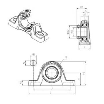 المحامل ESPLE204 SNR