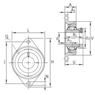 المحامل RCJT50-N-FA125 INA